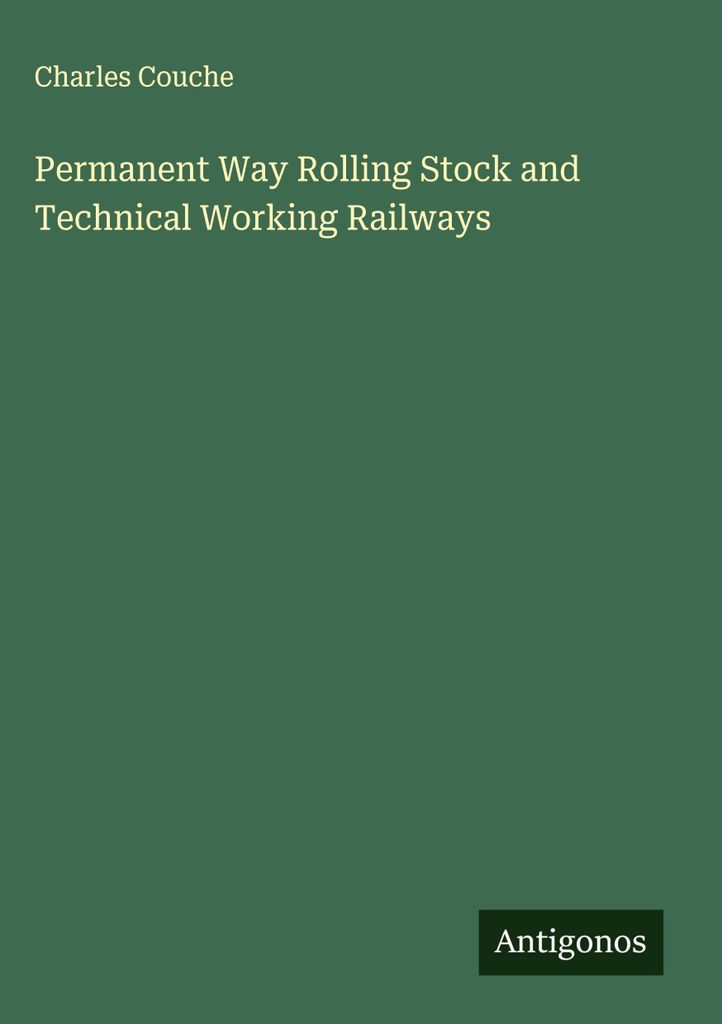 Permanent Way Rolling Stock and Technical Working Railways
