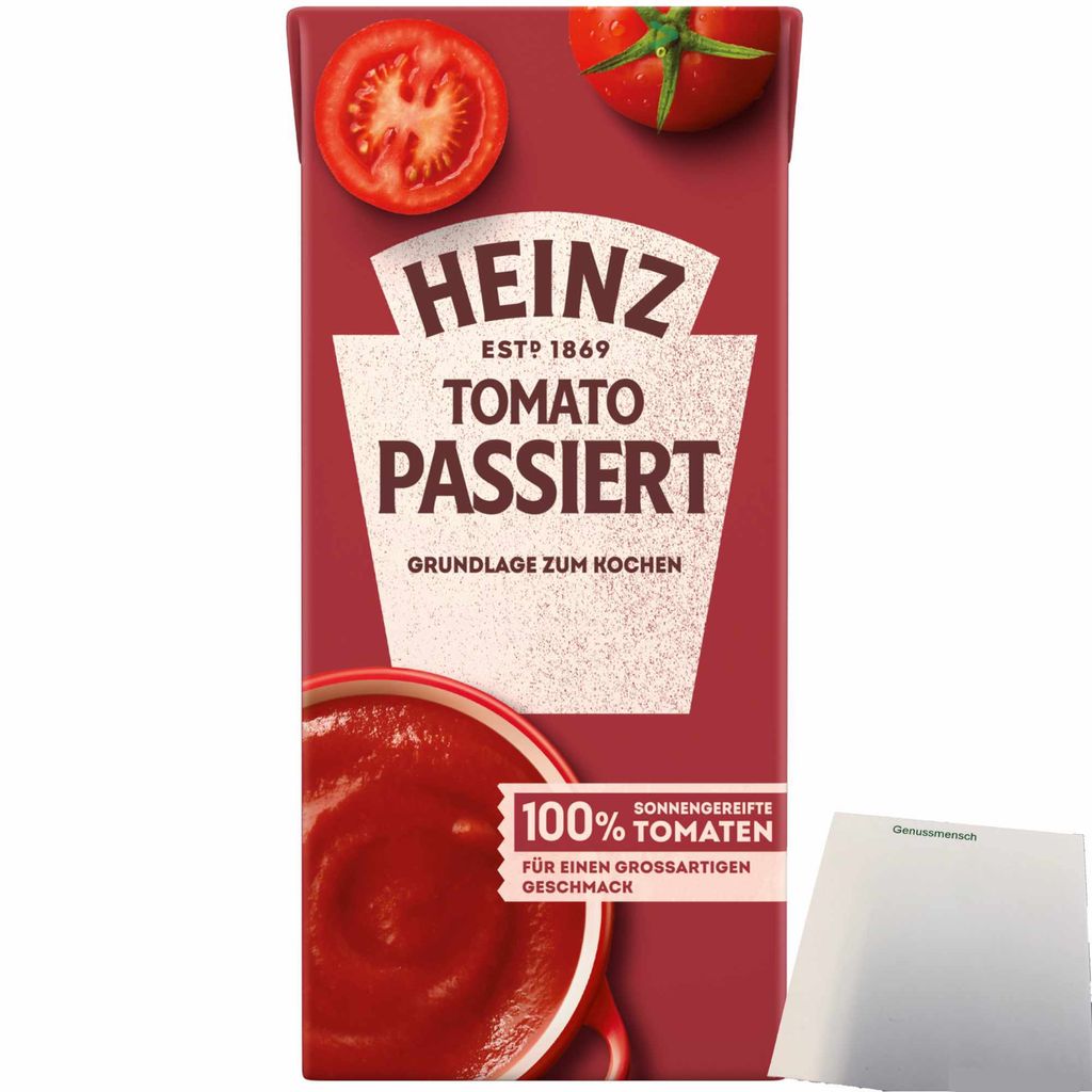 Heinz Tomato passiert Grundlage zum Kochen (350g Packung) + usy Block
