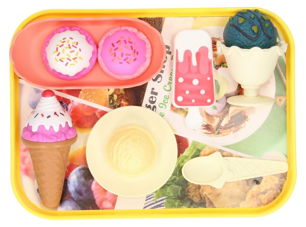 Tablett Play Food Eis, 10 Stk.