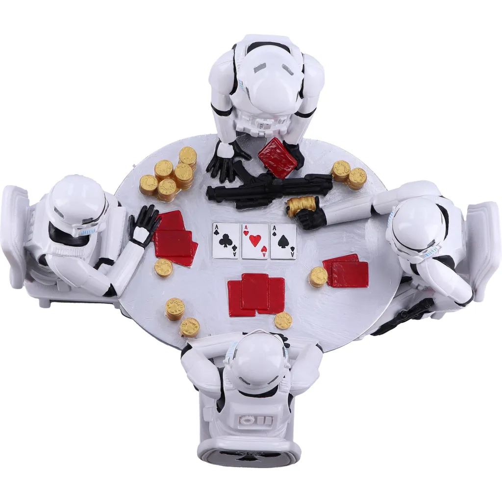 Star Wars Diorama Stormtrooper Poker Face 18 cm - 6