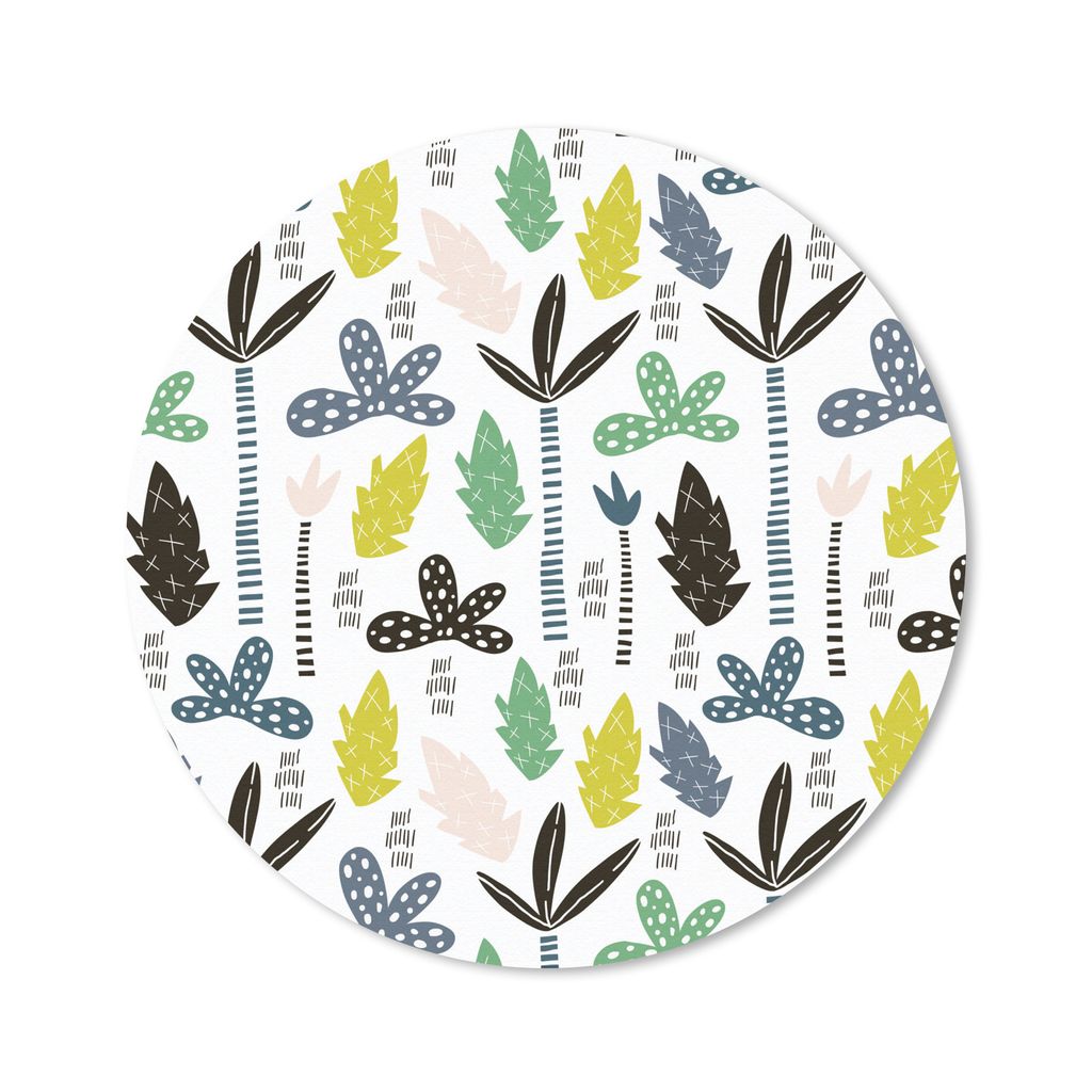 MuchoWow Mauspad Mousepad Dschungel - Muster - Abstrakt 40x40 cm - Mousepads - Maus Mat - Pad - Mausunterlage - Schreibtisch Accessoires