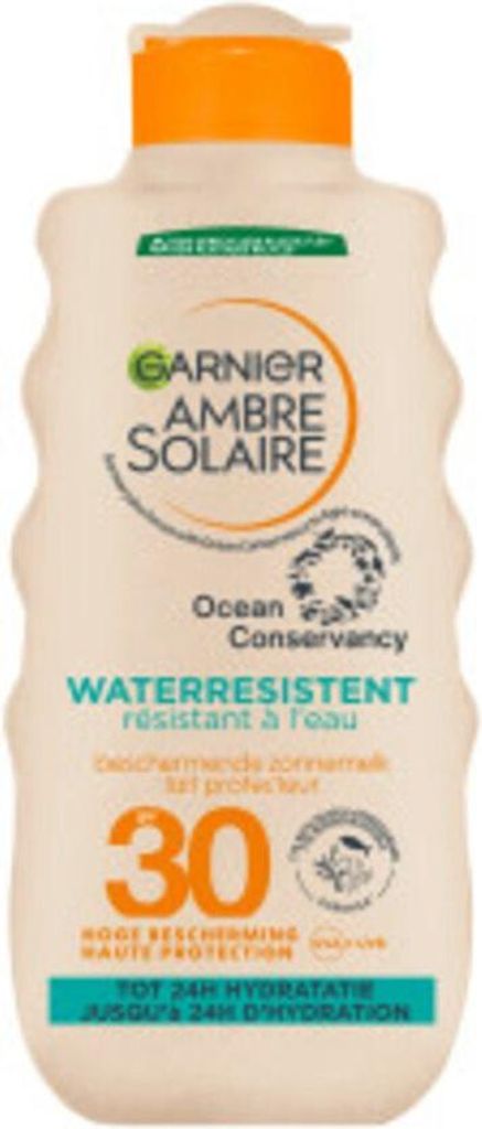 Garnier Ambre Solaire Waterresistente Zonnebrand Creme SPF 30 - 200 ml