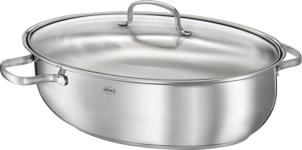 Rösle Bräter Elegance 8 Liter mit Glasdeckel Produktbild 