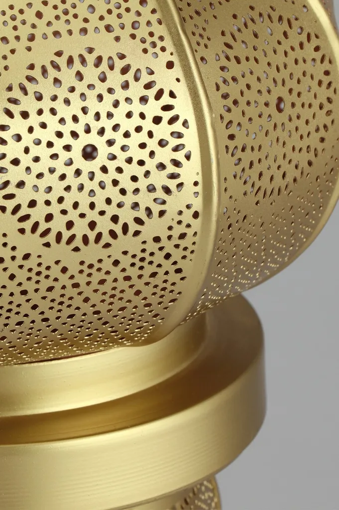 Suspension orientale Fayna Gold pour éclairage salon et chambre cosy - 7