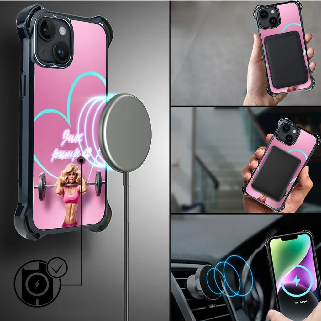 Coque iPhone 14 Plus Incassable MagSafe IBIZU DropGuard Ultra #Move Art - 8