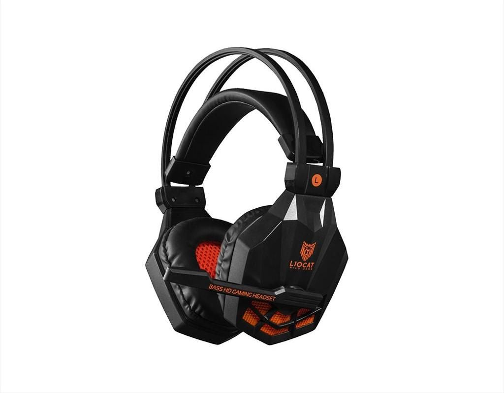 Casque gaming supra-auriculaire Liocat 585C - Noir/Orange Image du produit 