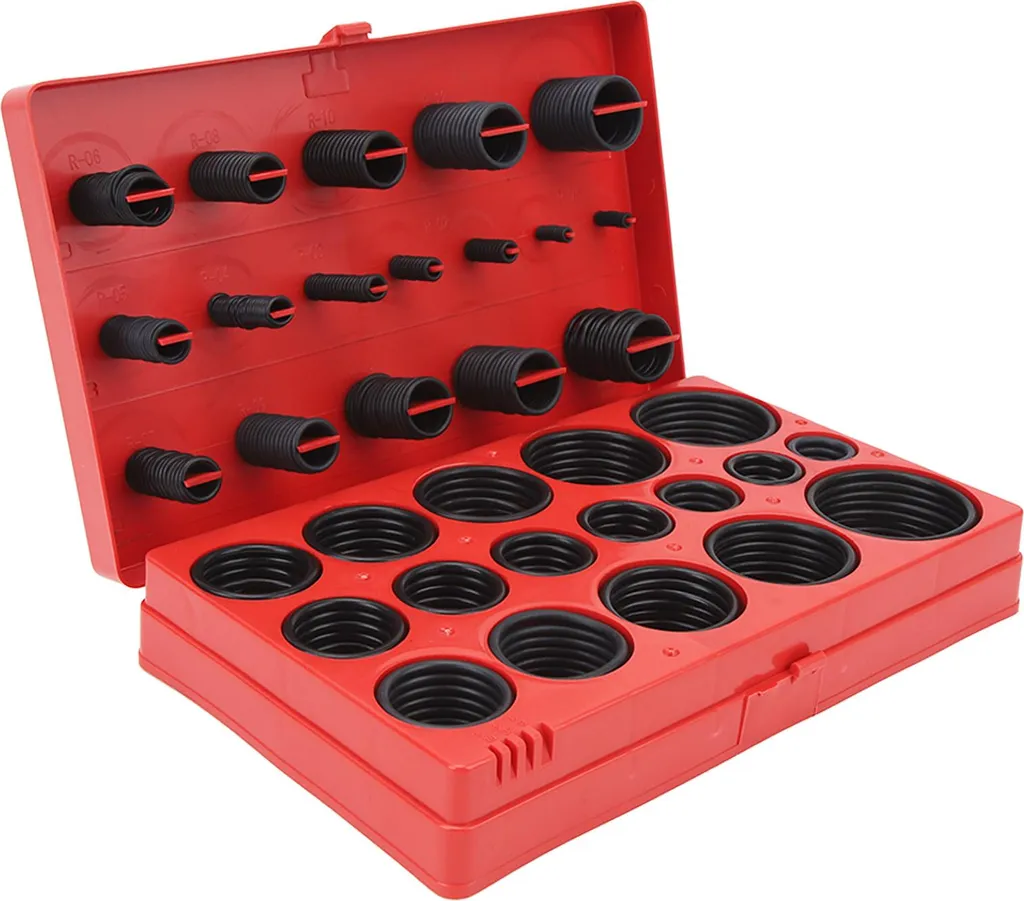 Coffret de 419 joints toriques métriques en caoutchouc nitrile NBR noir - 2