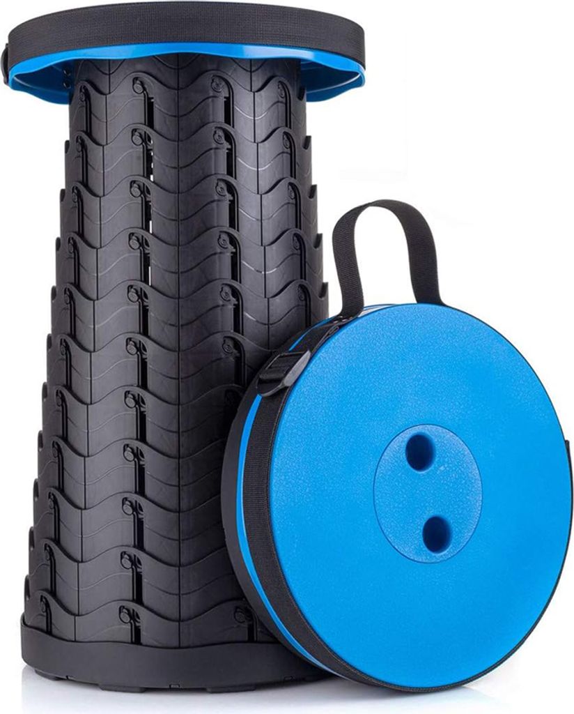 Verbesserter Klapphocker Leicht und noch robuster mit einer Tragfähigkeit von 400 lbs Tragbarer zusammenklappbarer Hocker Einziehbarer Hocker für...