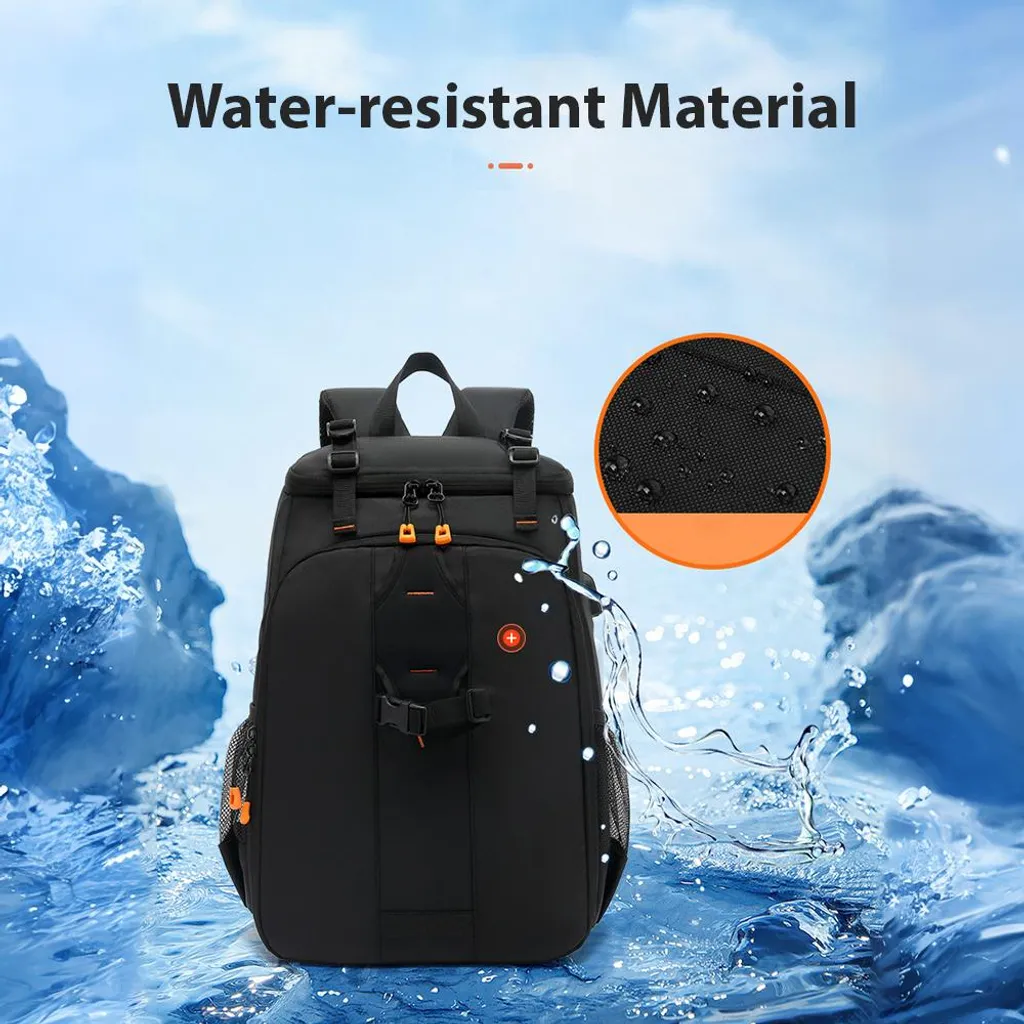 Sac à dos pour photographe nomade avec support de trépied et port USB