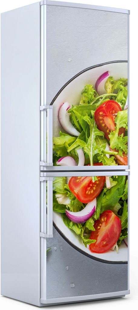 Magnete Dekorative - 70 cm x 190 cm - Küche - Magnetmatte Kühlschrankmagnete - Grün Vegan Salat