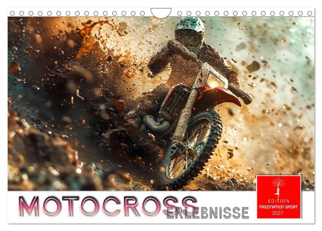Motocross Erlebnisse (Wandkalender 2027 DIN A4 quer), CALVENDO Monatskalender