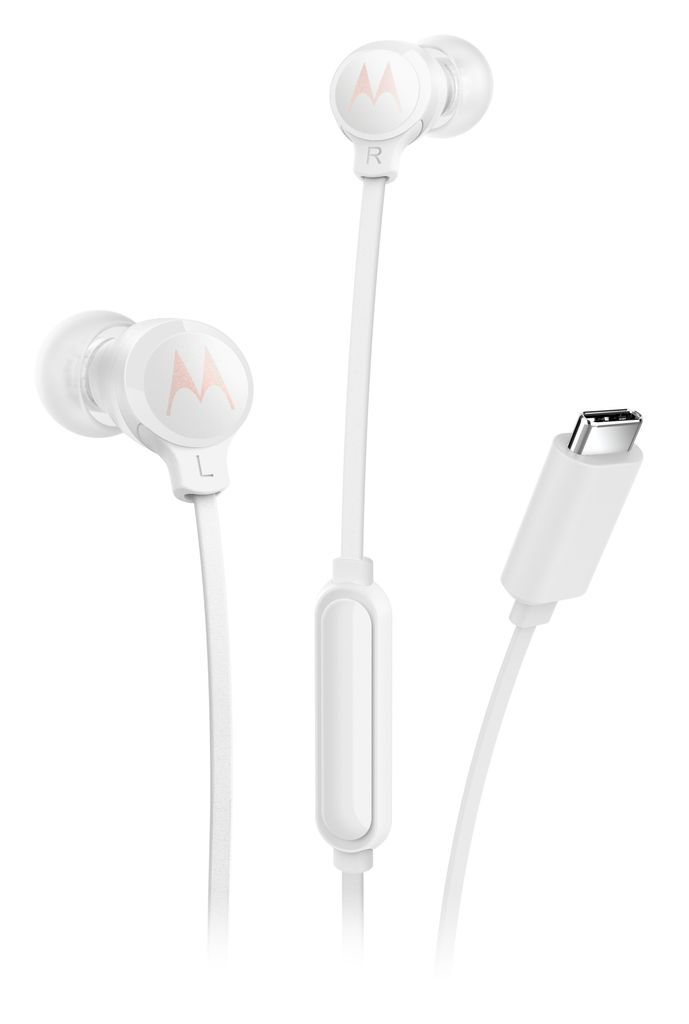 Motorola Earbuds 3C-S USB-C-Ohrhörer, weiß