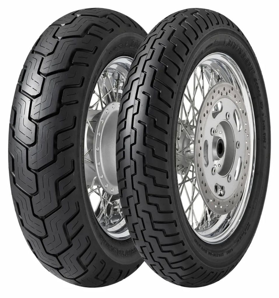 Pneumatico Dunlop D404, misura 130/70 -18, indice di carico Immagine del prodotto 