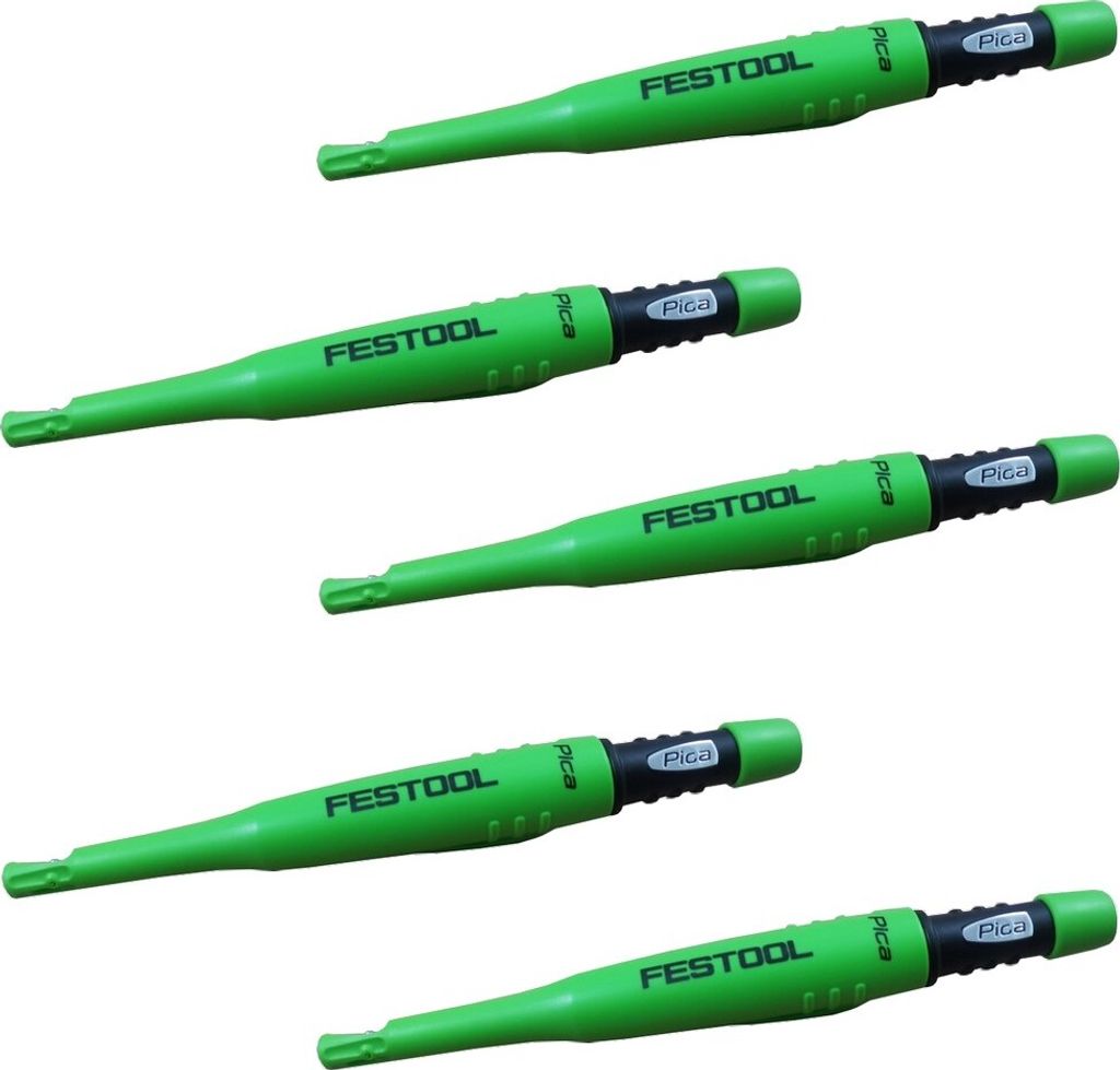 Festool PICA Stift Marker Tieflochmarker Baumarker MAR-S PICA 5 Stück Fanartikel