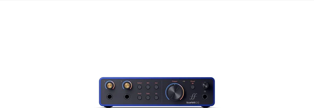 Interface Audio USB Focusrite Scarlett 2i2 pour Studio et Enregistrement