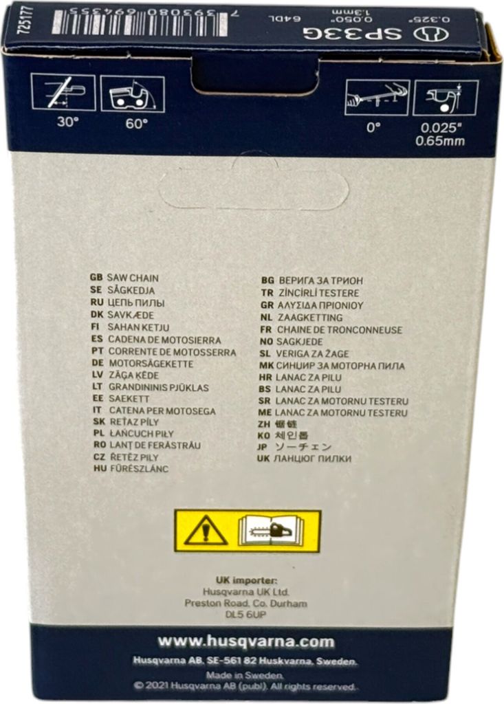 Husqvarna X-Cut SP33G 15/38 .325" 64dl 1,3 HM Produktbild 8