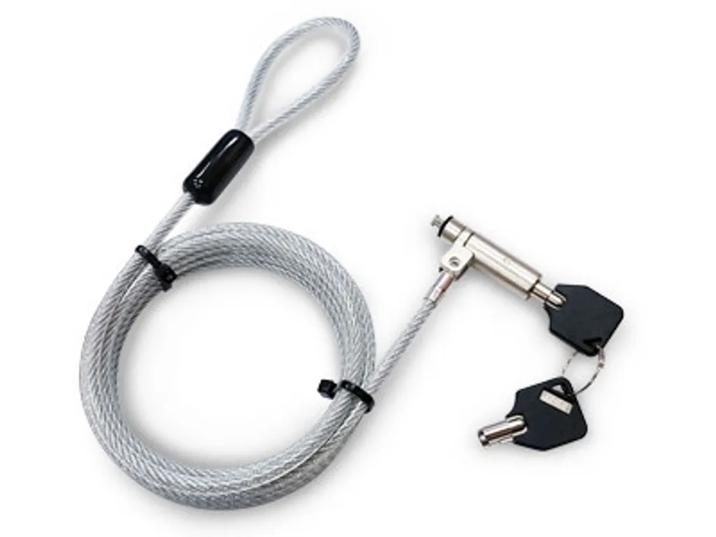 Câble de sécurité universel Hamlet XNBLOCK200KN en acier argenté 2m