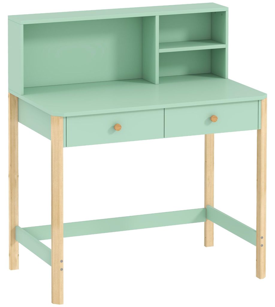 Kinderschreibtisch Schülerschreibtisch mit Schubladen Regal Produktbild 