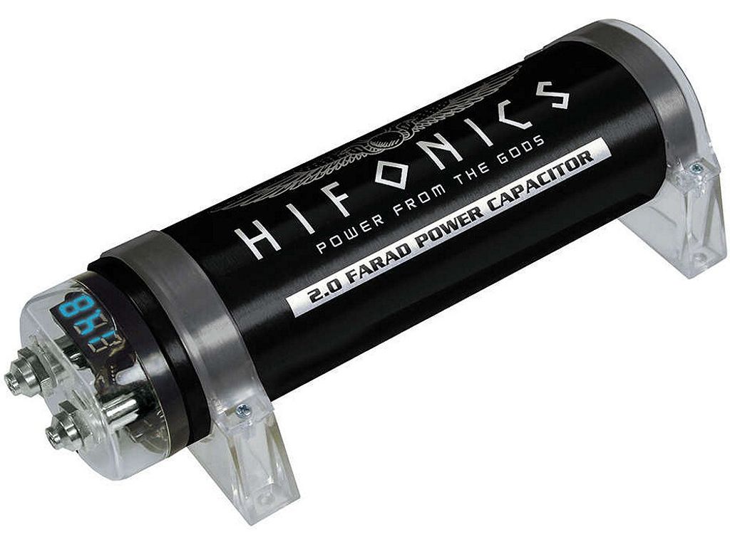 2-faradowy kondensator mocy HIFONICS HFC2000 Zdjęcie produktu