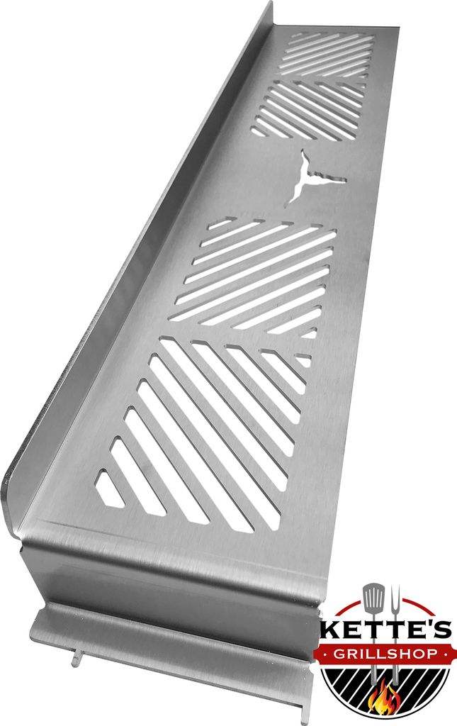 Edelstahl-Warmhalterost kompatibel mit Gasgrills von Weber (Weber Genesis bis 2017)