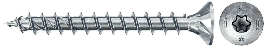 fischer Spanplattenschraube PowerFast, FPF II CTF 4,5 x 50 Produktbild 