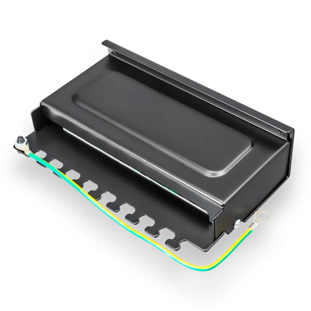Mini Patch Panel 8 Porte S/CONN Cat 6A | Schermato Nero 75067 - 3