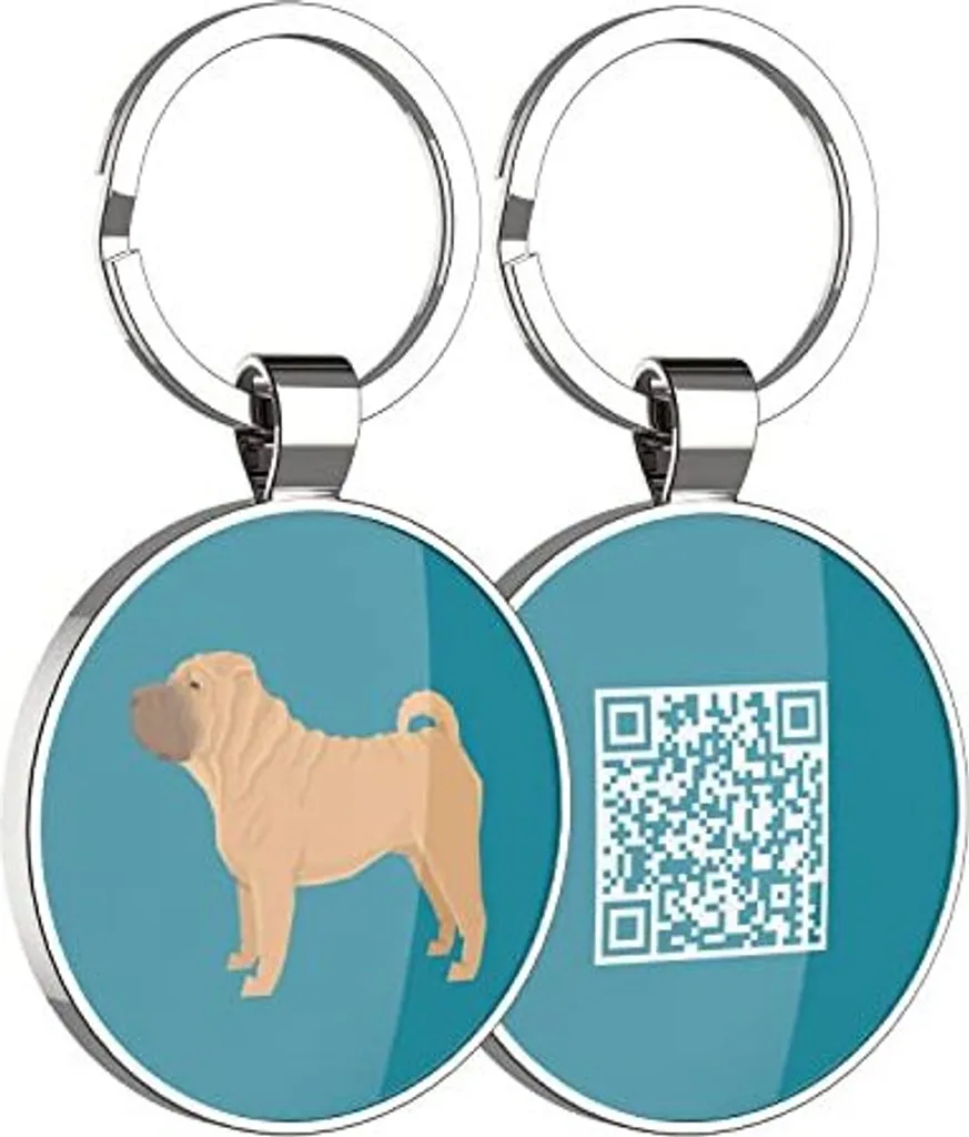 Targhetta Identificativa QR Professionale per Cani - 41 Razze PE