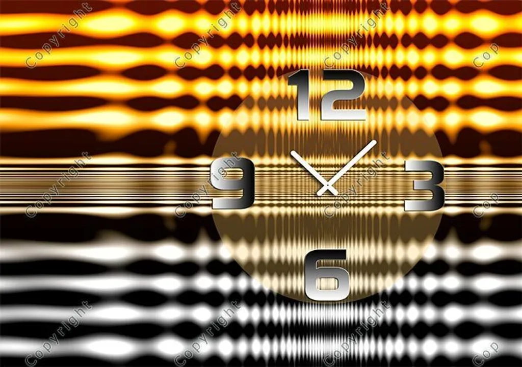 Orologio da Parete Design Dixtime 4324 - 35x50cm Moderno per Ufficio