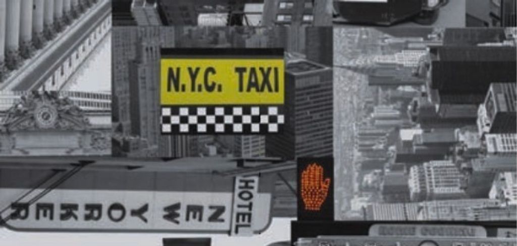 Klebefolie - Möbelfolie New York Taxi 0,45 m x 15 m Selbstklebefolie Nachbildungfolie