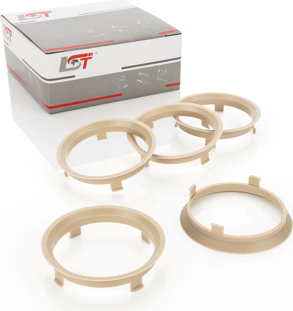 5x ZENTRIERRING DISTANZRING FÜR ALUFELGEN - GRÖßE Ø 70,1 mm - Ø 66,1 mm