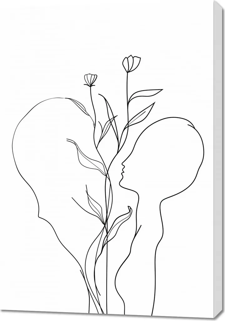 Habillez vos Murs Vides avec l'Image Cœur et Nature 70 x 100 cm Elégant