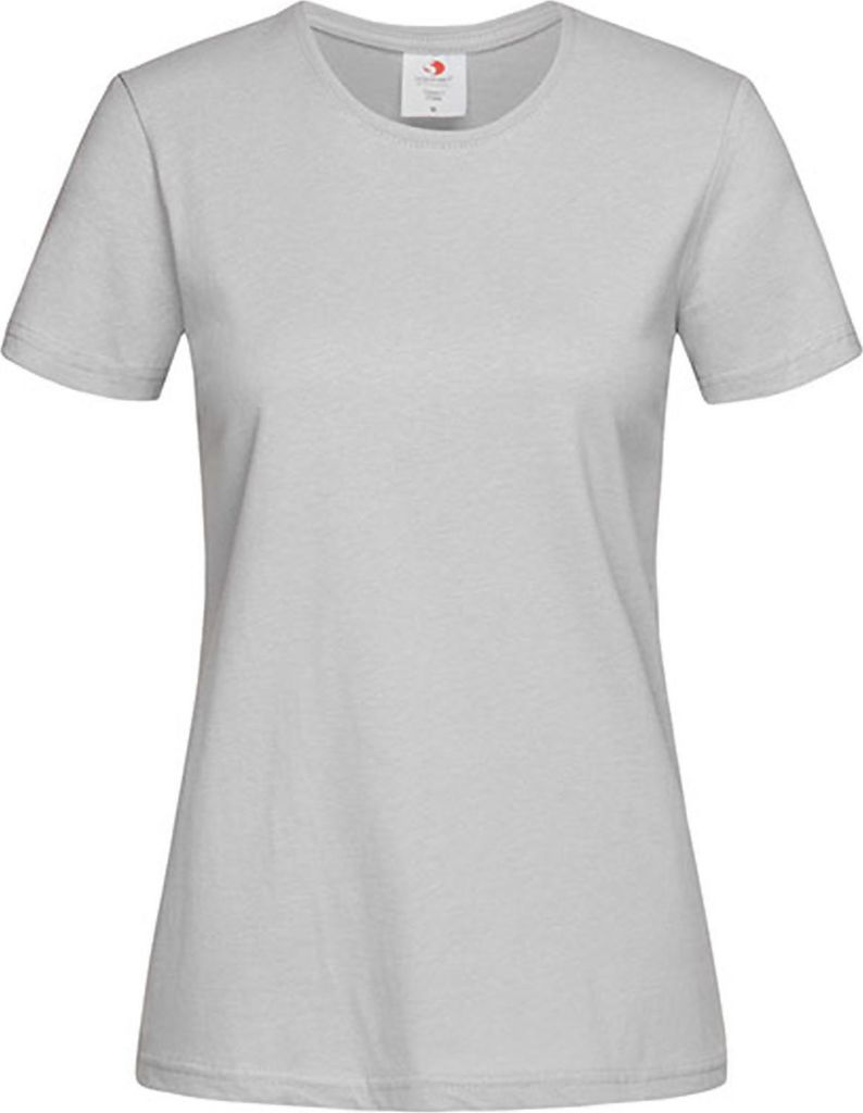 Stedman ST2600 | Classic Ladies Damen T-Shirt - Farbe: Soft Grey - Größe: L