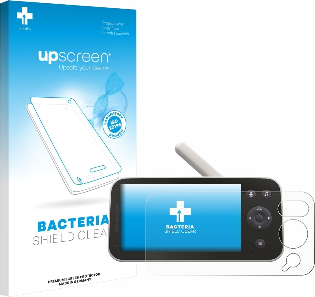 upscreen Schutzfolie für Philips Avent SCD973/26 Displayschutz Displayschutzfolie Folie Klar antibakteriell