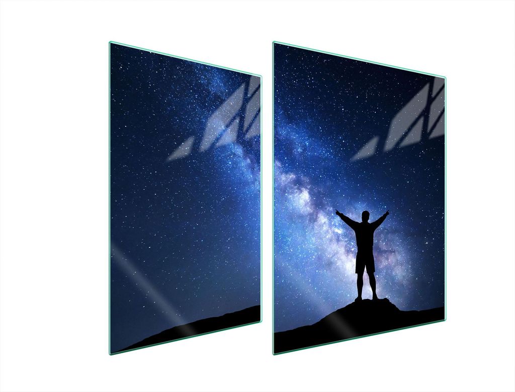 Glasschutzplatte Für Herd 70X52 Sterne