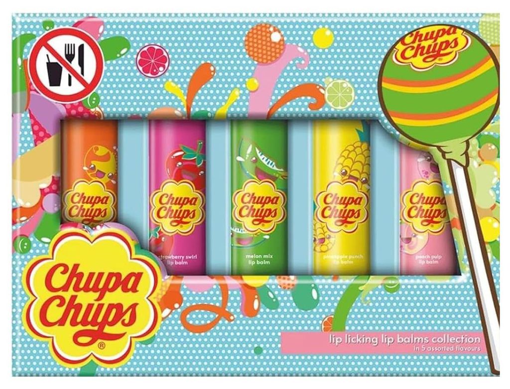 Chupa Chups Assortiment de 5 Parfums Lip Balm Immagine del prodotto 