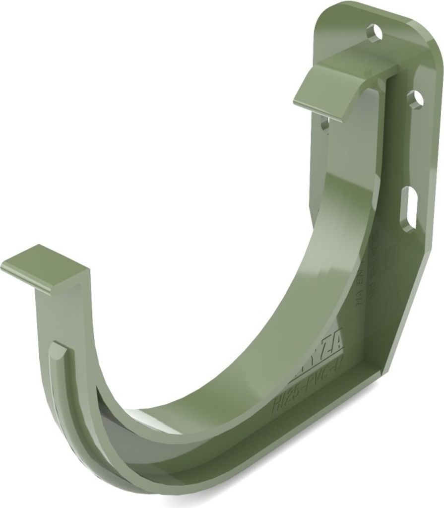 BRYZA PVC žľabový hák Ø 125 mm, zelený RAL 6020 Obrázok produktu 