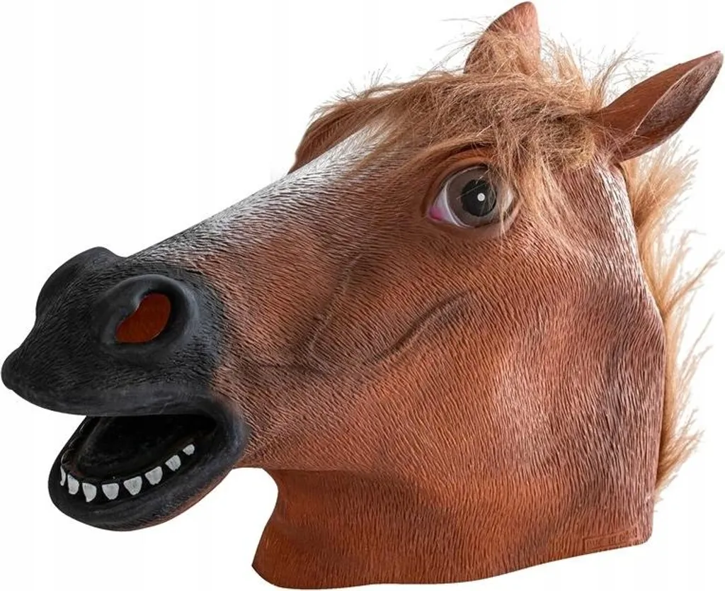 Masque pour chevaux PREZENT GADGET anti-mouches avec oreilles taille COB