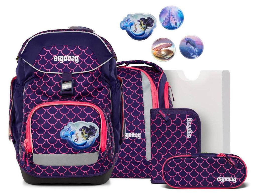 Set zaino scolastico ergobag pack "Orsetto subacqueo con Immagine del prodotto 