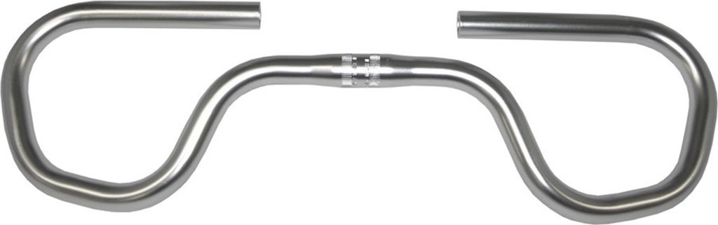 ergotec 19370001 Lenkerbügel Contest Lady Alu, Ø25,4mm, 550mm, eloxiert, 0°, silber