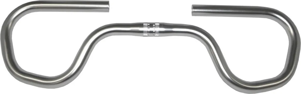 Ergotec 19370001 Guidon Contest Lady Alu Ø25,4mm 550mm Argent Anodisé