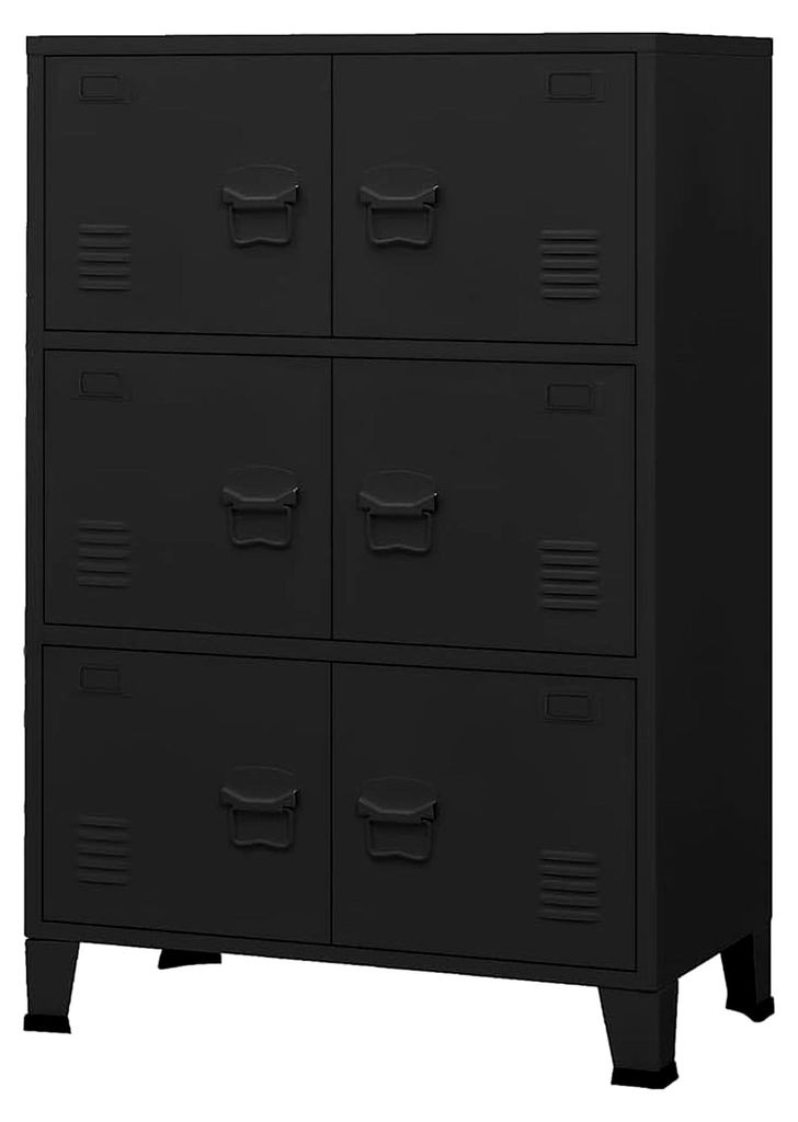 Lagerschrank im Industrial Style aus Metall