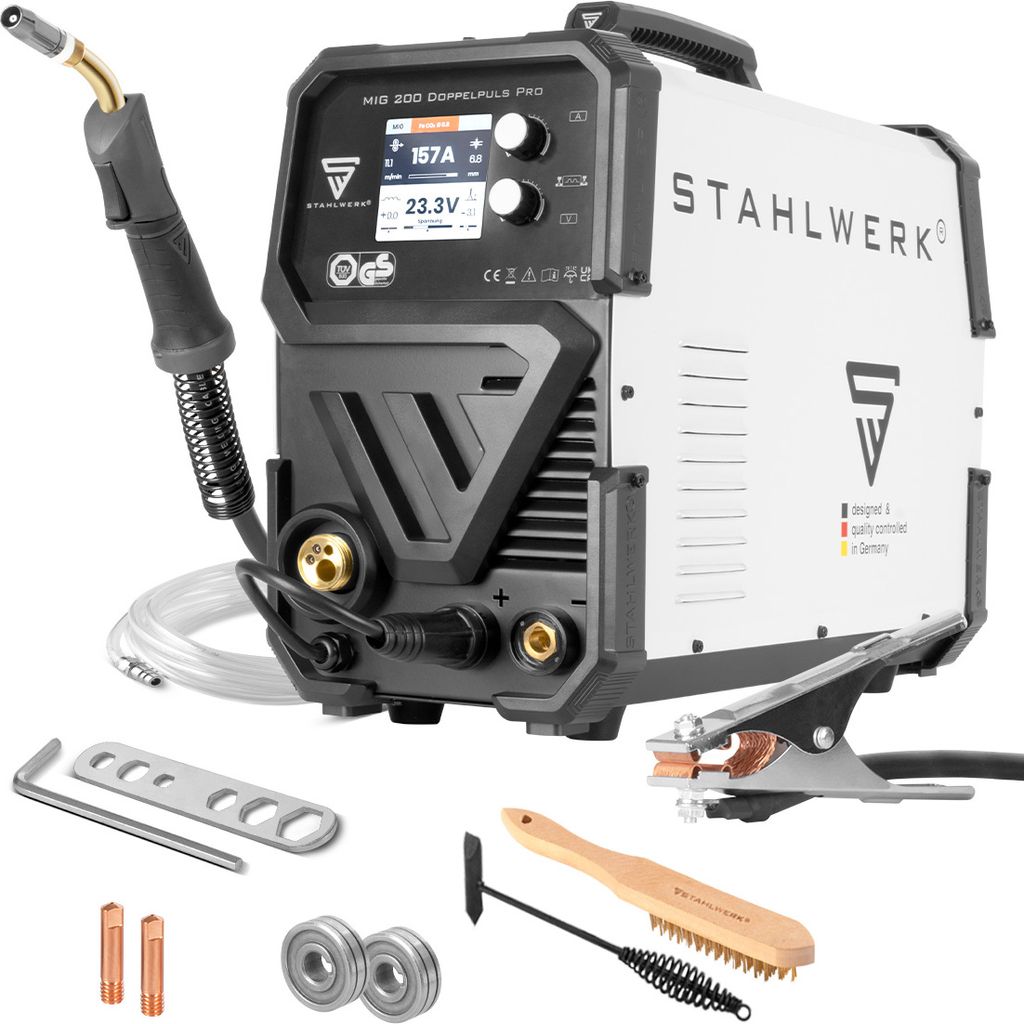 STAHLWERK Schweißgerät MIG MAG 200 Doppelpuls Pro Produktbild 