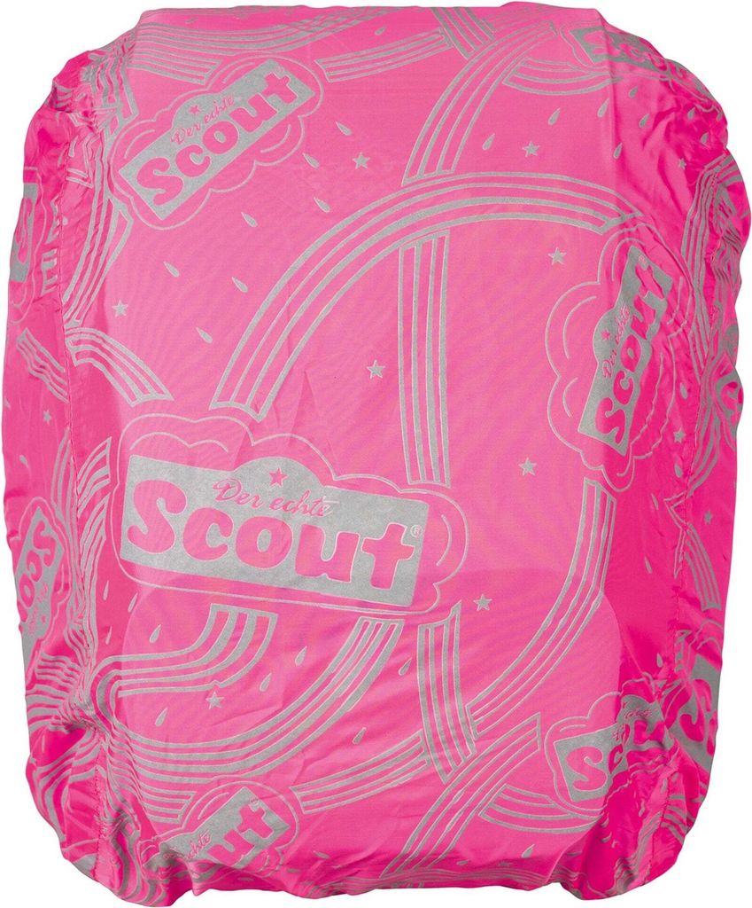 SCOUT Schulranzen Regenschutz Hülle Neon PINK