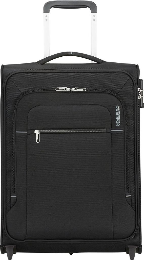 American Tourister Crosstrack Upright 55 / 20 TSA Trolley Black / Grey schwarz