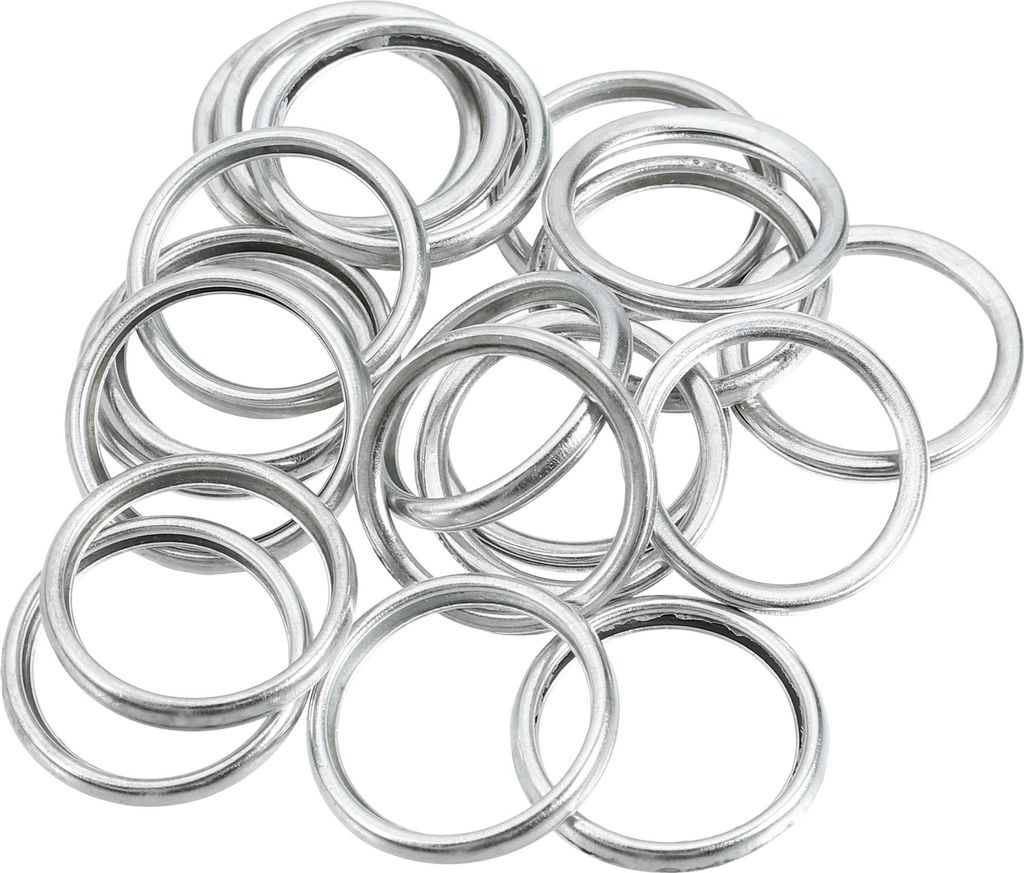 Ölwannen-Ablassschrauben-Dichtungen, Motoröl-Quetschdichtungen, für Subaru BRZ 2013-2020, Aluminium, Nr. 803916010, Silberton, 20 Stück