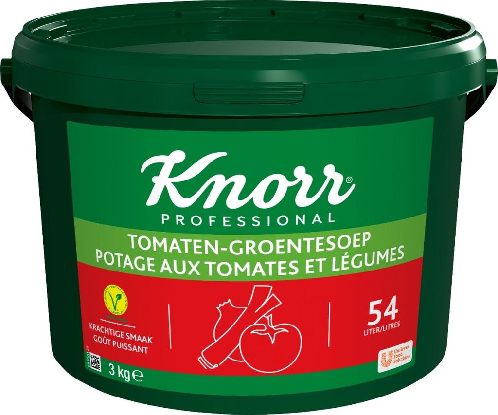 Knorr Tomaten-Gemüse-Suppeneimer (54 Liter)