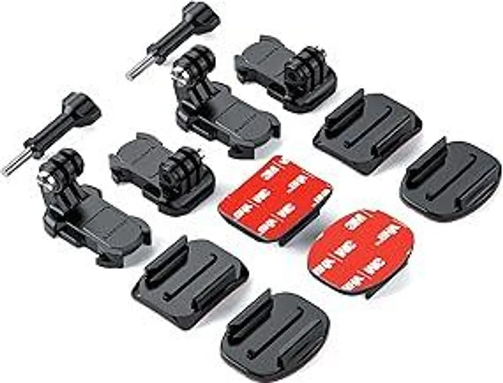 Adesivi GoPro 3M per Casco: Kit 12 Pezzi per Hero 13/12/11/10/9