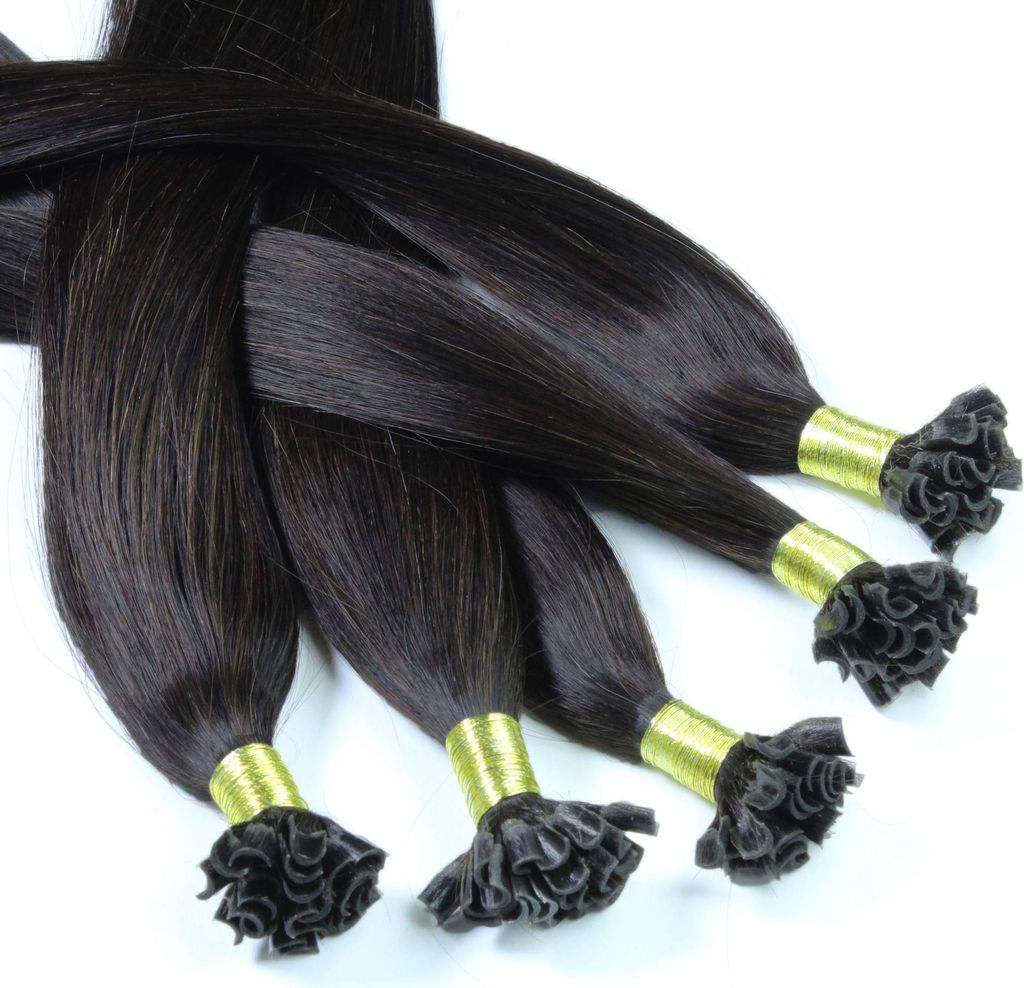 hair2heart extensions de cheveux humains raides - 25 mèches Image du produit 