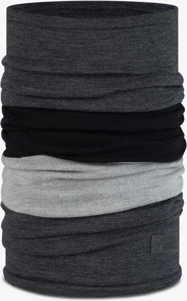 Tour de cou Buff Merino Move Graphite - Cache-nez doux en pure laine