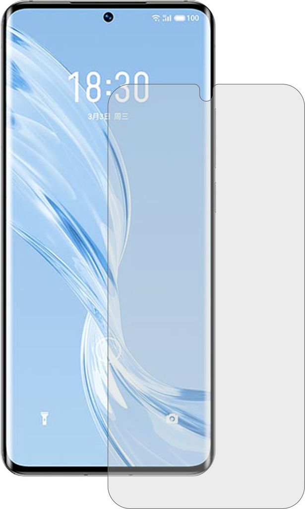 3x ANTIREFLEX Displayschutzfolie für Meizu 18 Pro seidenmatte Displayschutzfolie Antibakteriell